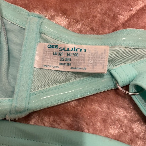 ASOS Gem Embellished Longline Bikini Top - Picture 5 of 5